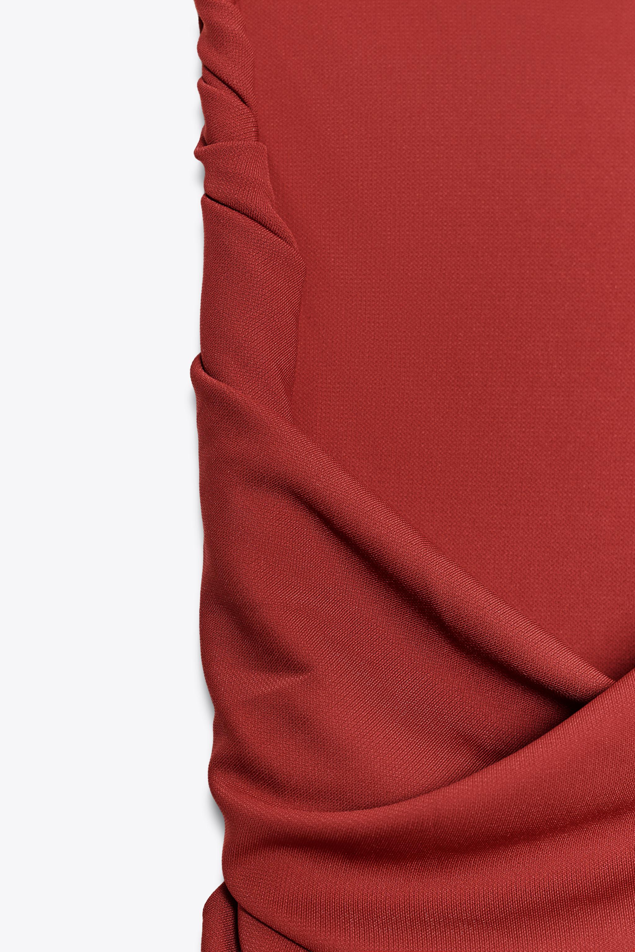 DRAPED LONG DRESS