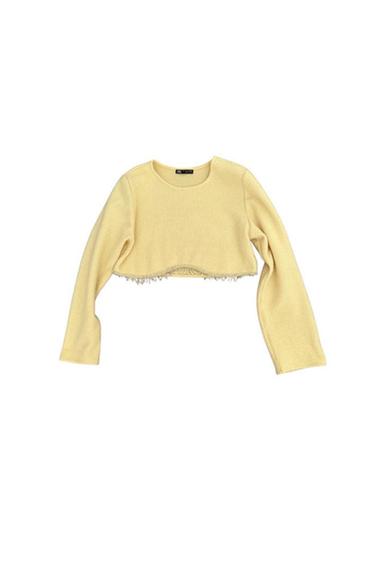 CREAM EMBELLISHED JUMPER