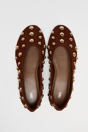BAILARINA ANTE TACHAS - Marrón de Zara