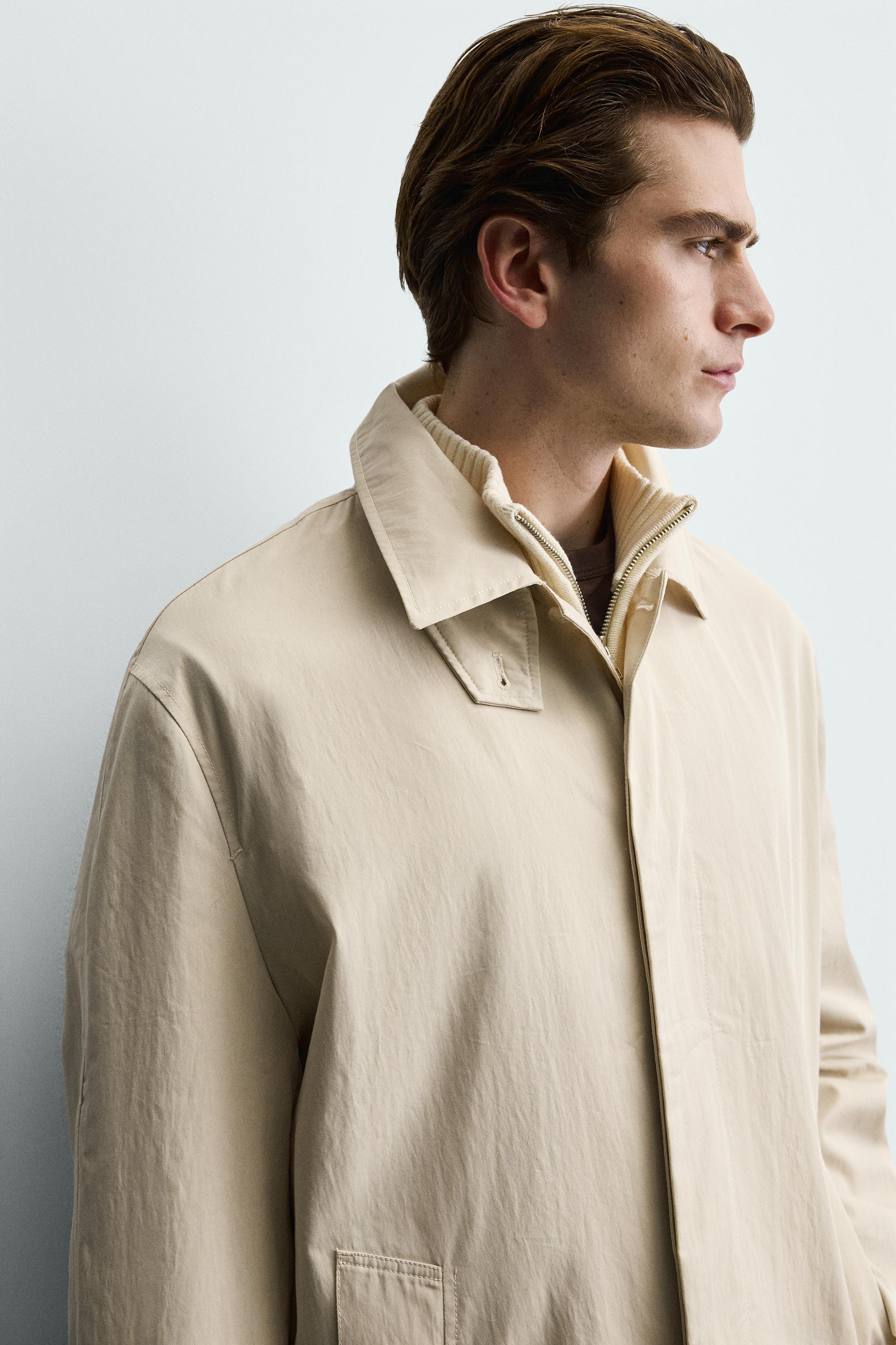 レギュラーフィットトレンチコート - ベージュ | ZARA Japan / 日本