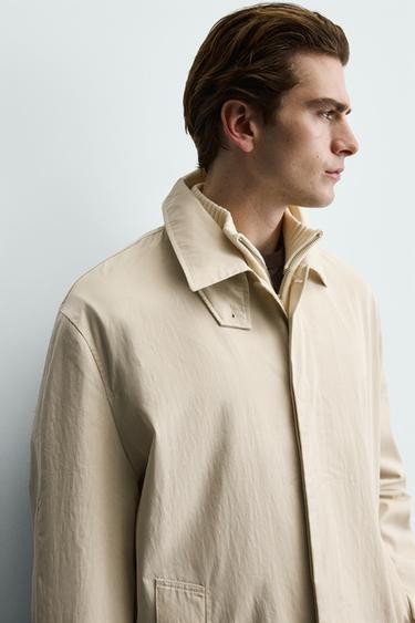 GABARDINE REGULAR FIT - Beige de Zara - Image 4