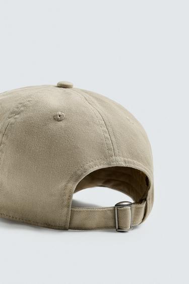 CASQUETTE DÉLAVÉE BRODÉE - Écru de Zara - Image 6