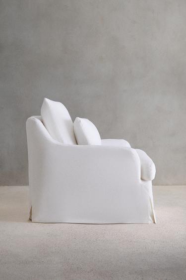 ARMCHAIR 01 LINEN COVER — Ecru 2