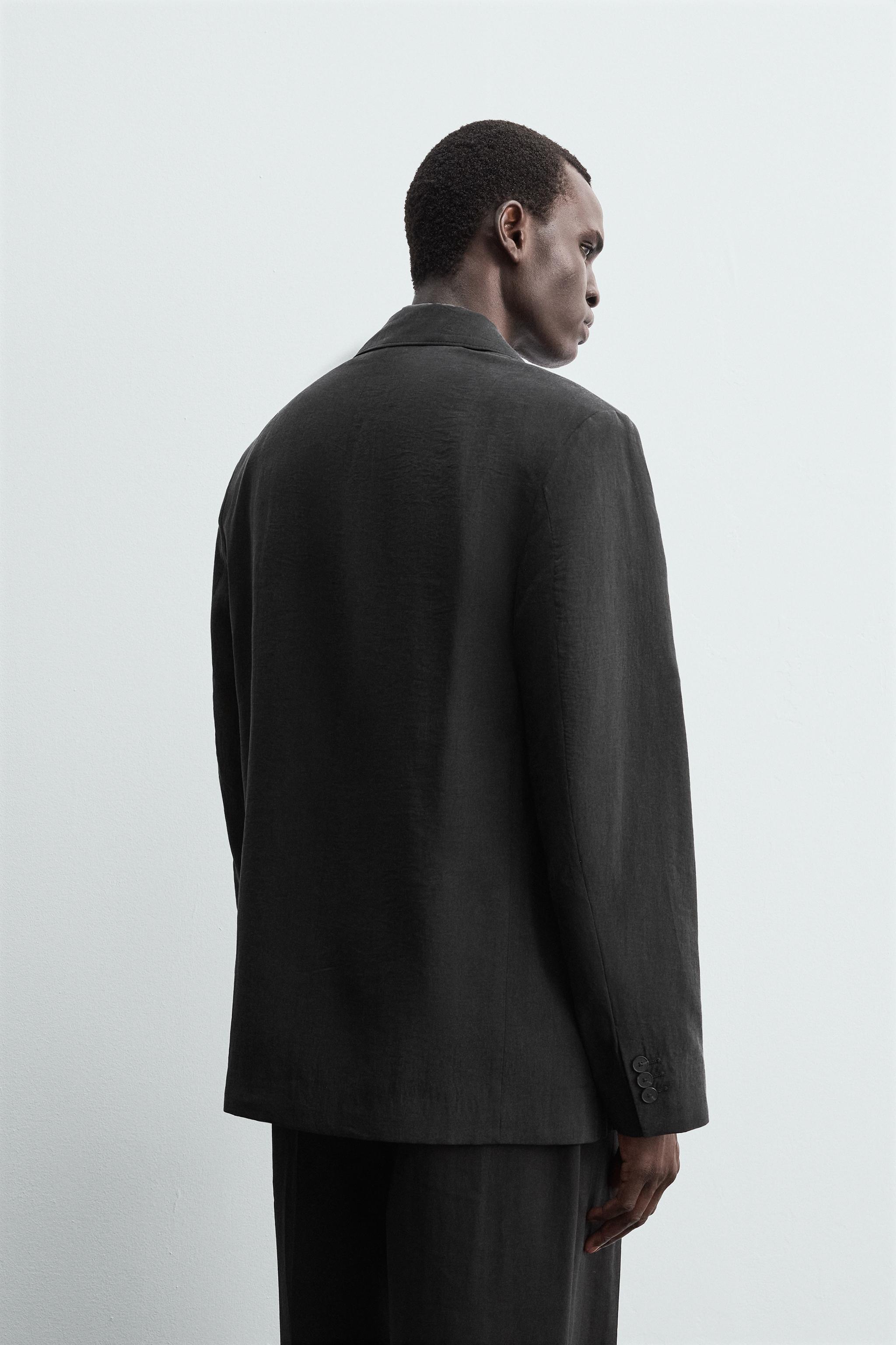 ザラ　ブレザー　ジャンプスーツ　アシメトリック　M ブレザー | メンズ | ZARA 日本