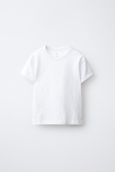 RUSTIC COTTON T-SHIRT - White by Zara - Image 0