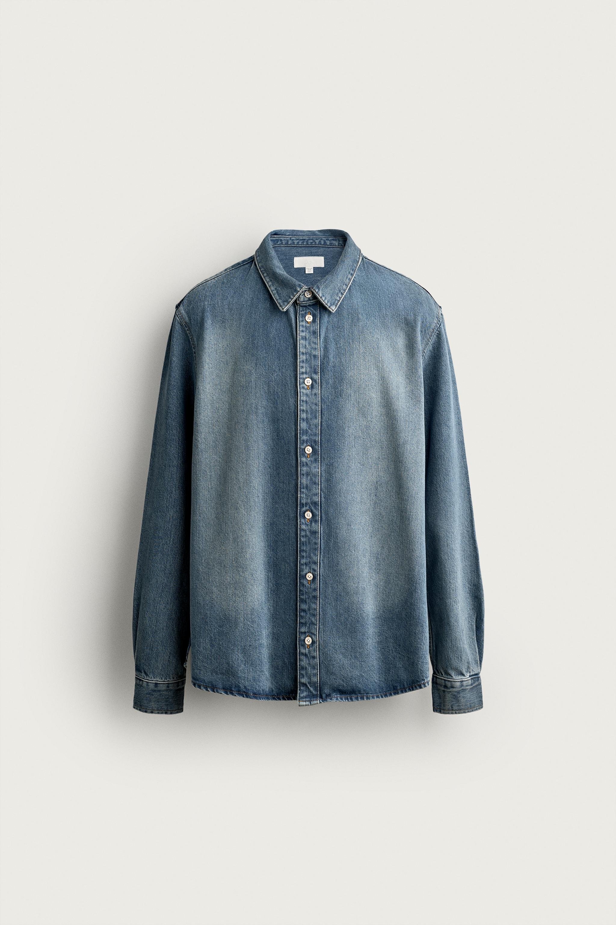 COTTON LYOCELL DENIM OVERSHIRT