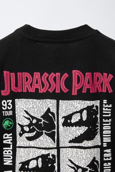 T-SHIRT RELIEF JURASSIC PARK © - Noir de Zara - Image 3