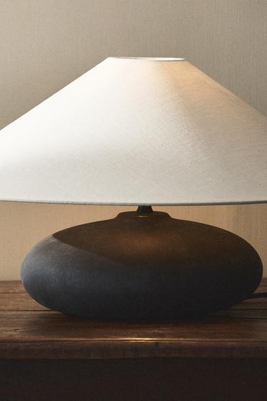 LÁMPARA MESA CERÁMICA - Negro de Zara