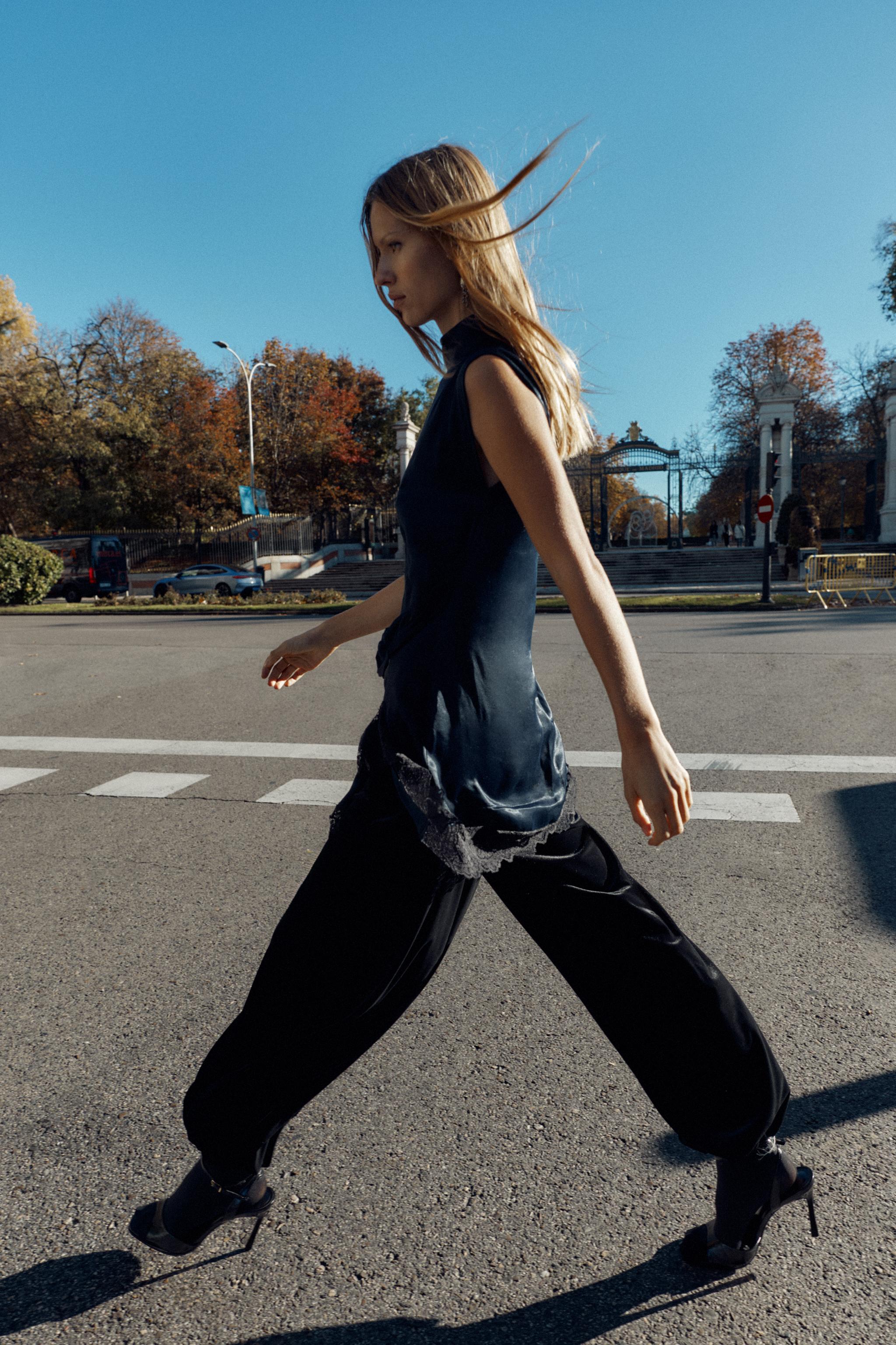 COMBINATION SATIN EFFECT LACE MINI DRESS