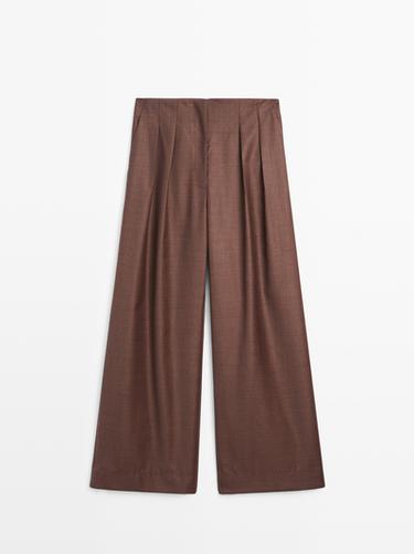 Zara 100% wool darted trousers - Studio - 353 - Image 0