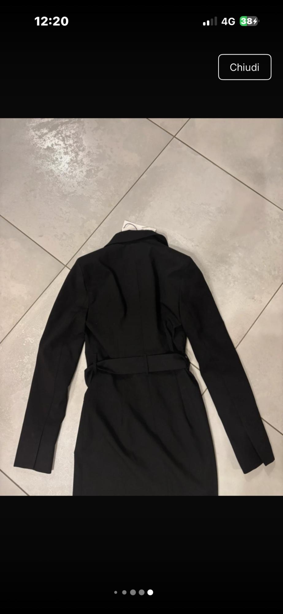 BLAZER-STYLE DRESS WITH BELT - Image 5