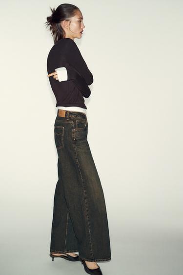 MOCK LAYER CONTRAST T-SHIRT - Chocolate by Zara - Image 3