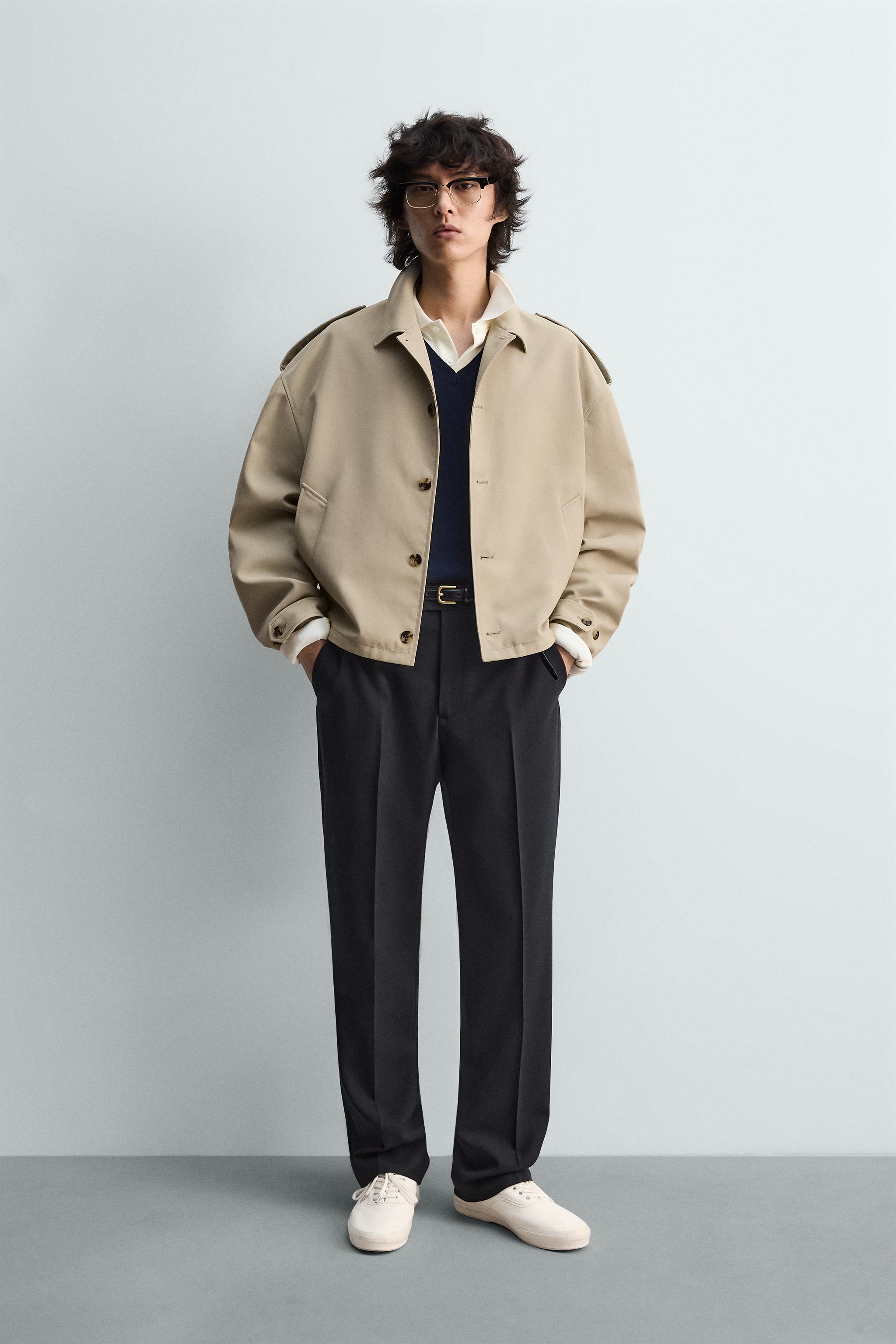 CROPPED FIT JACKET WITH LOOPS