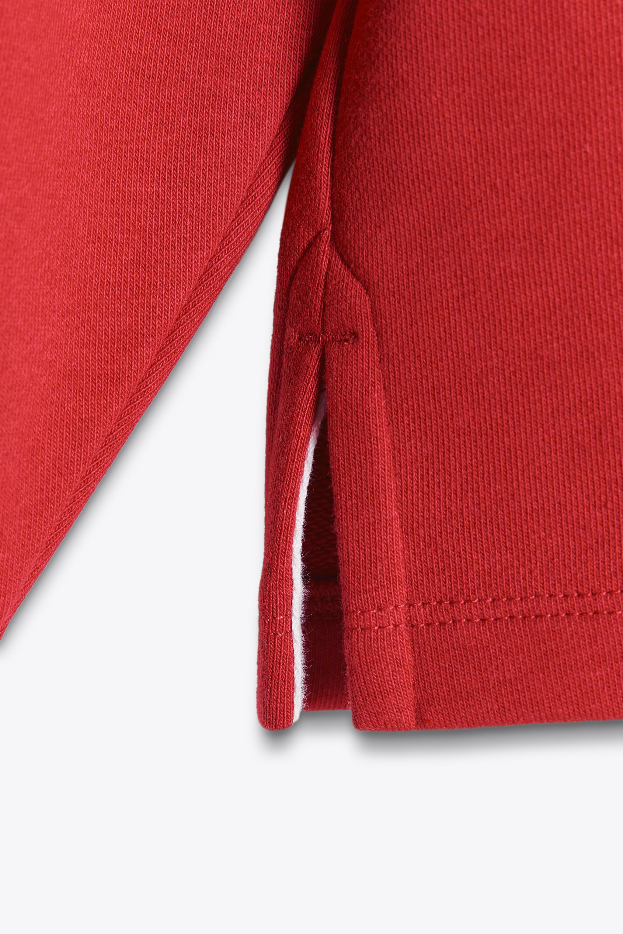 PATCH POLO SWEATSHIRT - Red | ZARA United States
