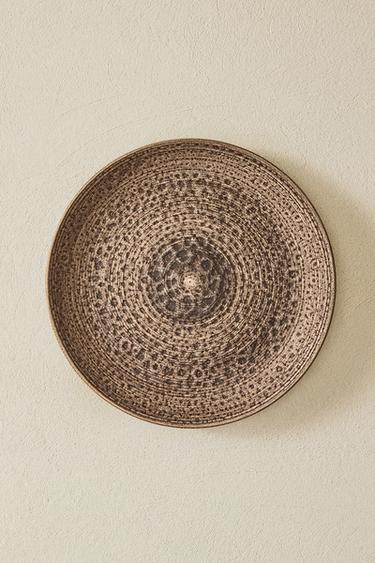 DINNER PLATE WITH RAISED DESIGN - Grey by Zara - Image 5