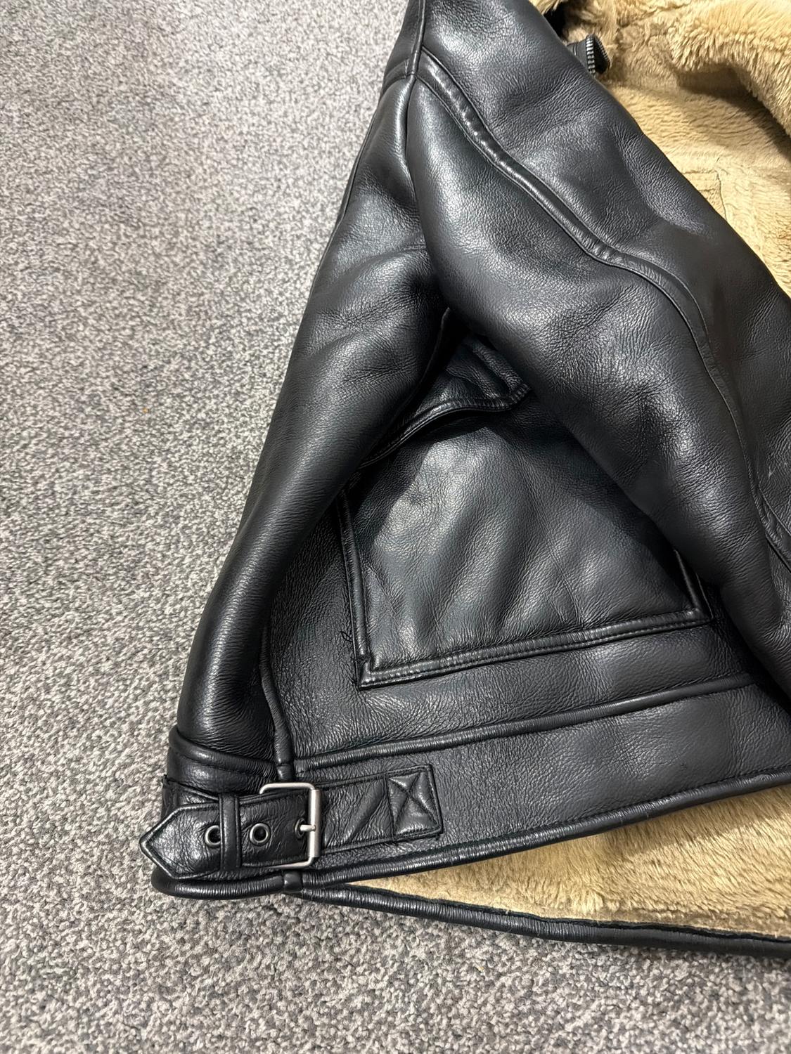 DOUBLE-FACED FAUX LEATHER JACKET - Image 3