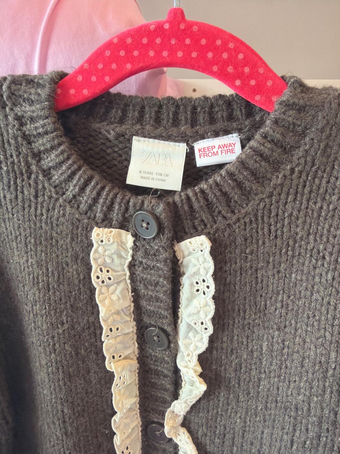 LACE KNIT CARDIGAN - Image 5