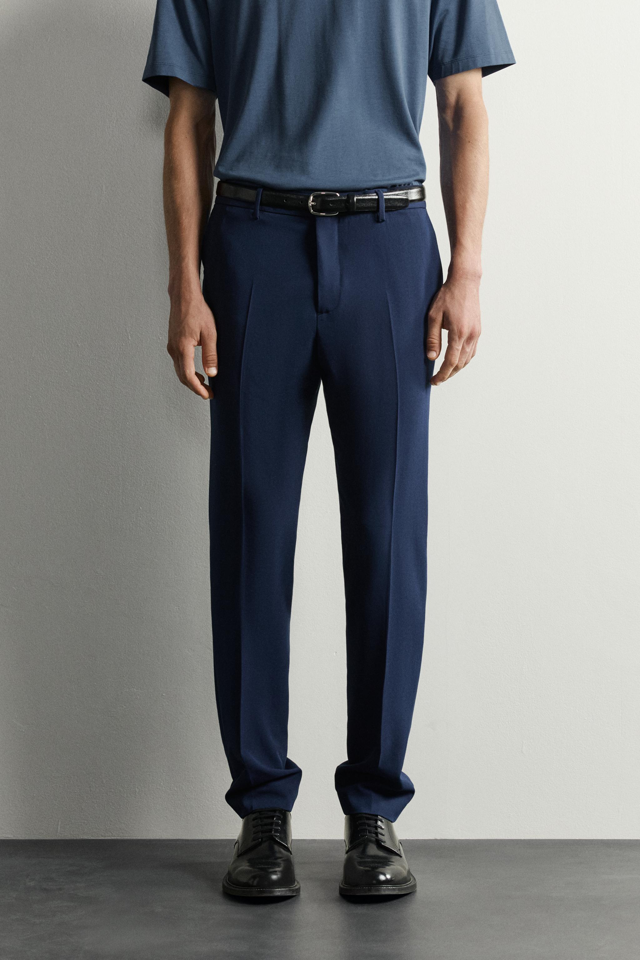 COMFORT SUIT PANTS — Ink blue (alternate view)