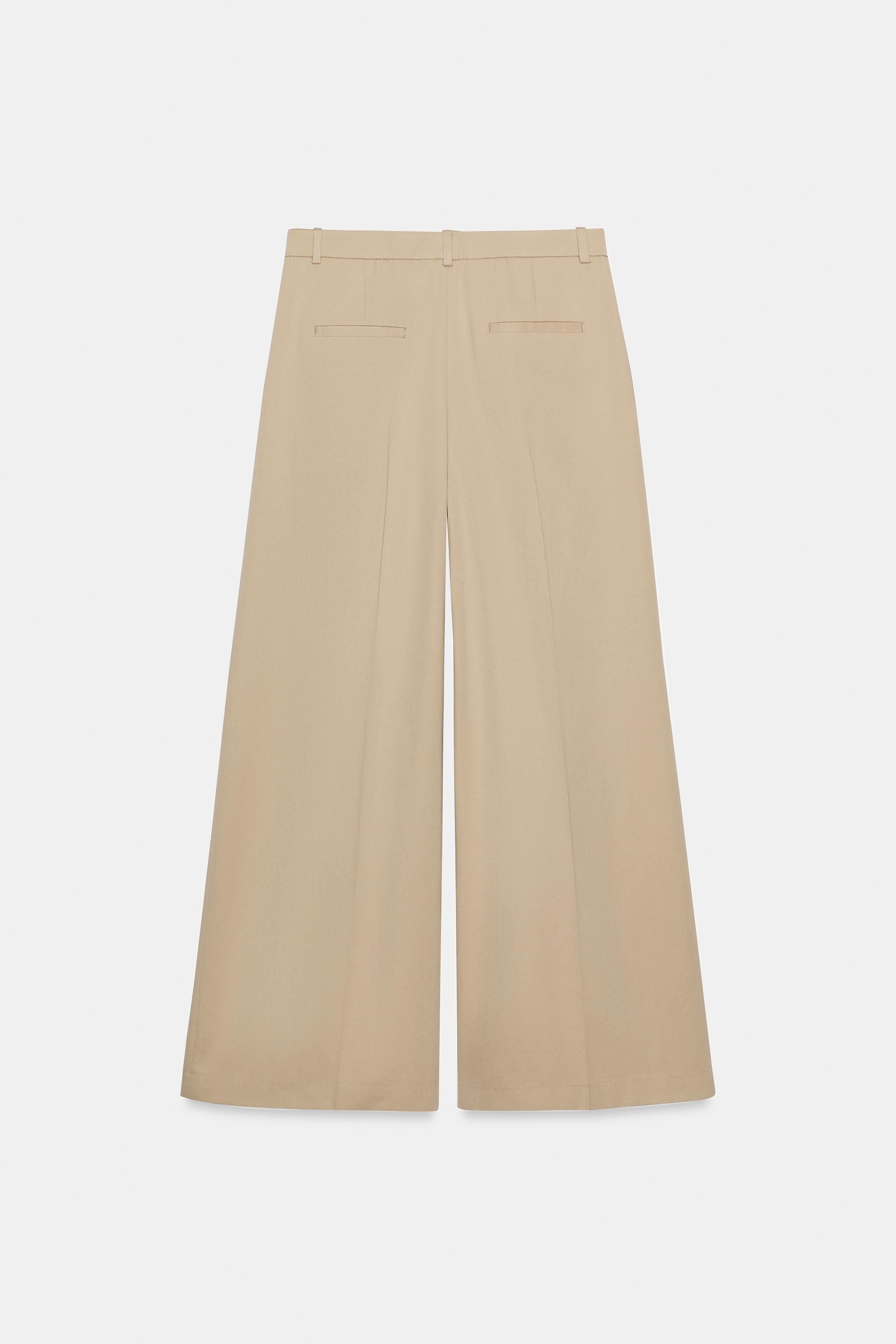 ZW COLLECTION PİLİLİ GENİŞ PAÇA PANTOLON - Görsel 2