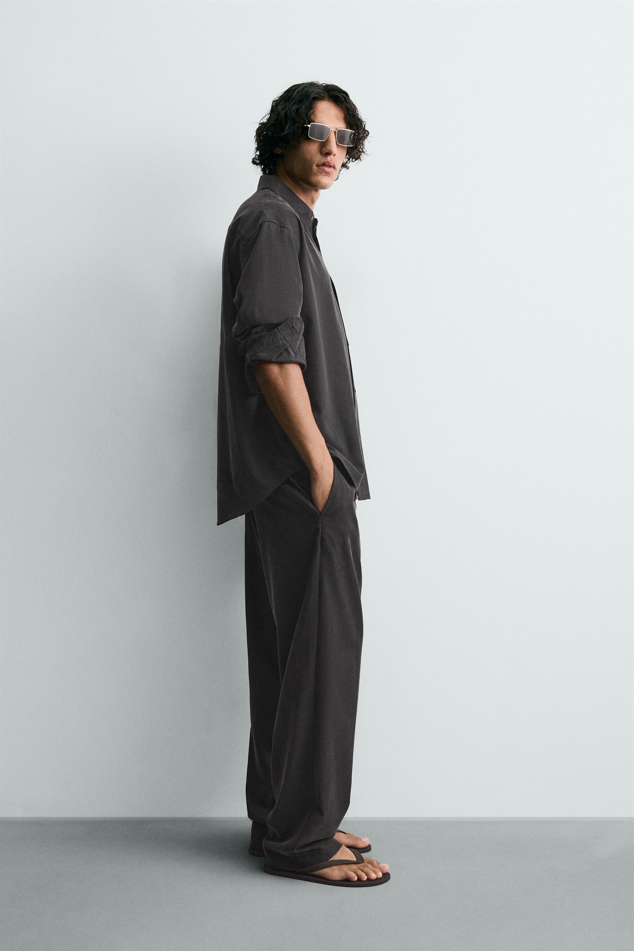 RELAXED FIT FLOWY SHIRT