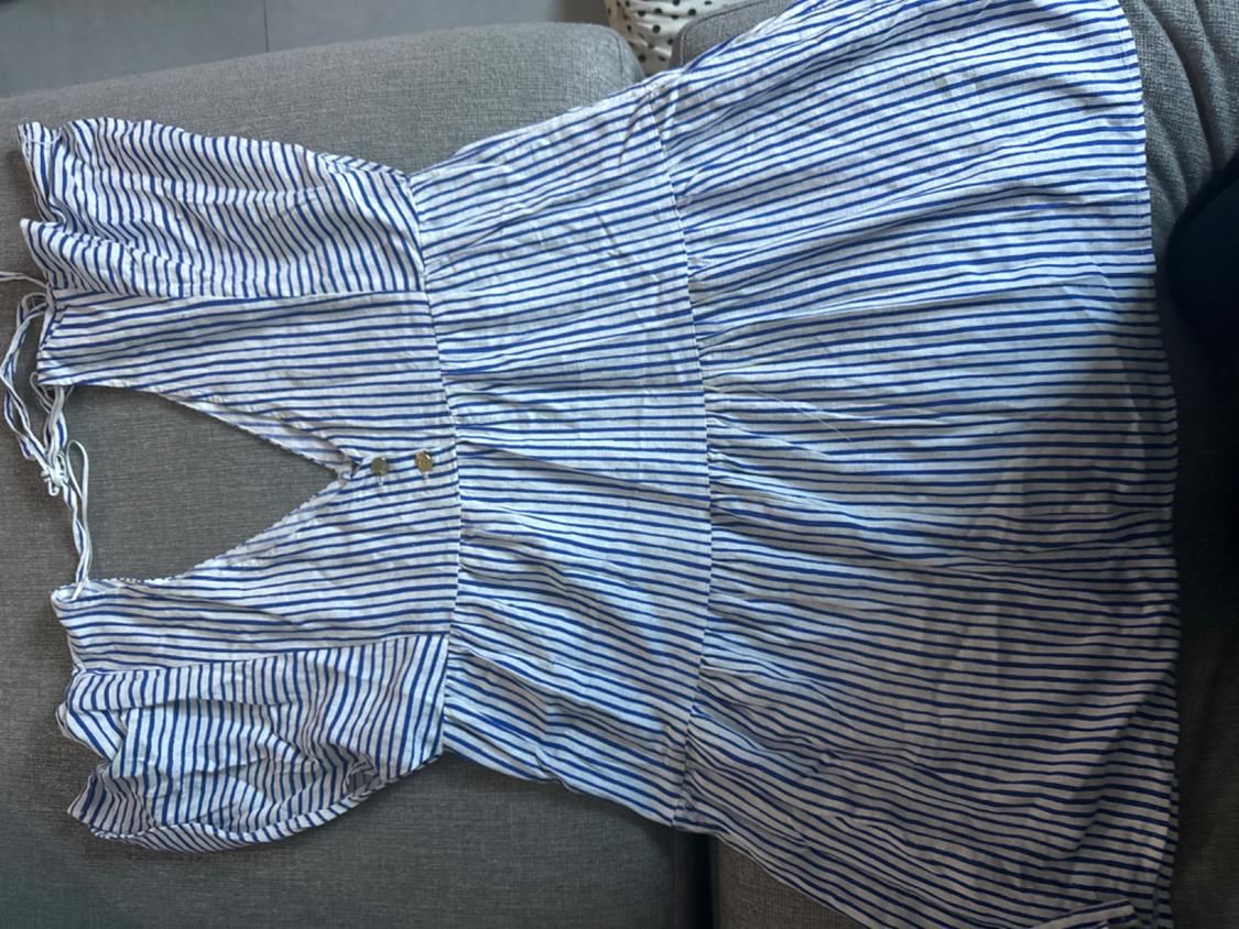 VESTIDO CON LINO RAYAS - Image 2