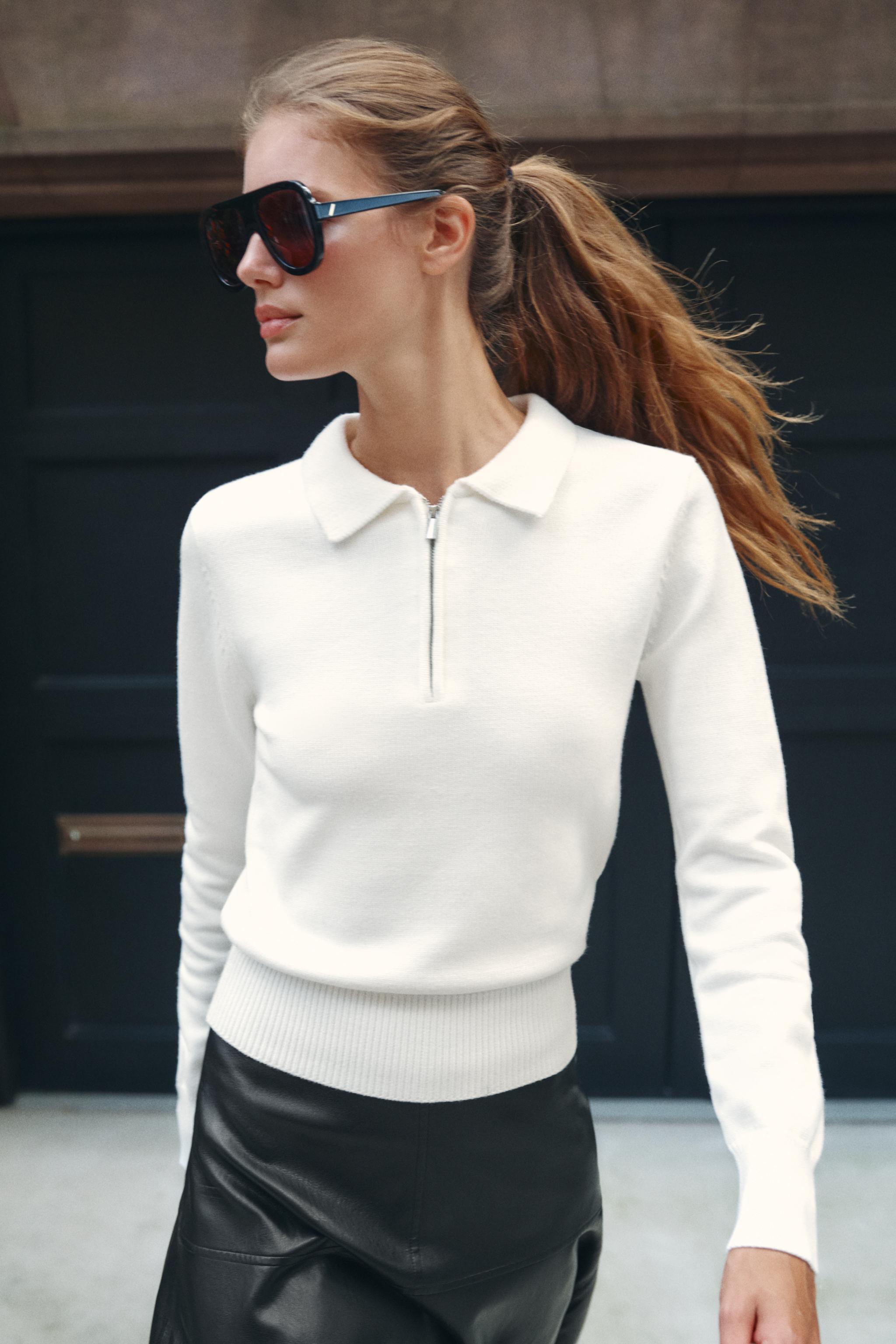 ZIP-UP KNIT POLO - thumbnail 9