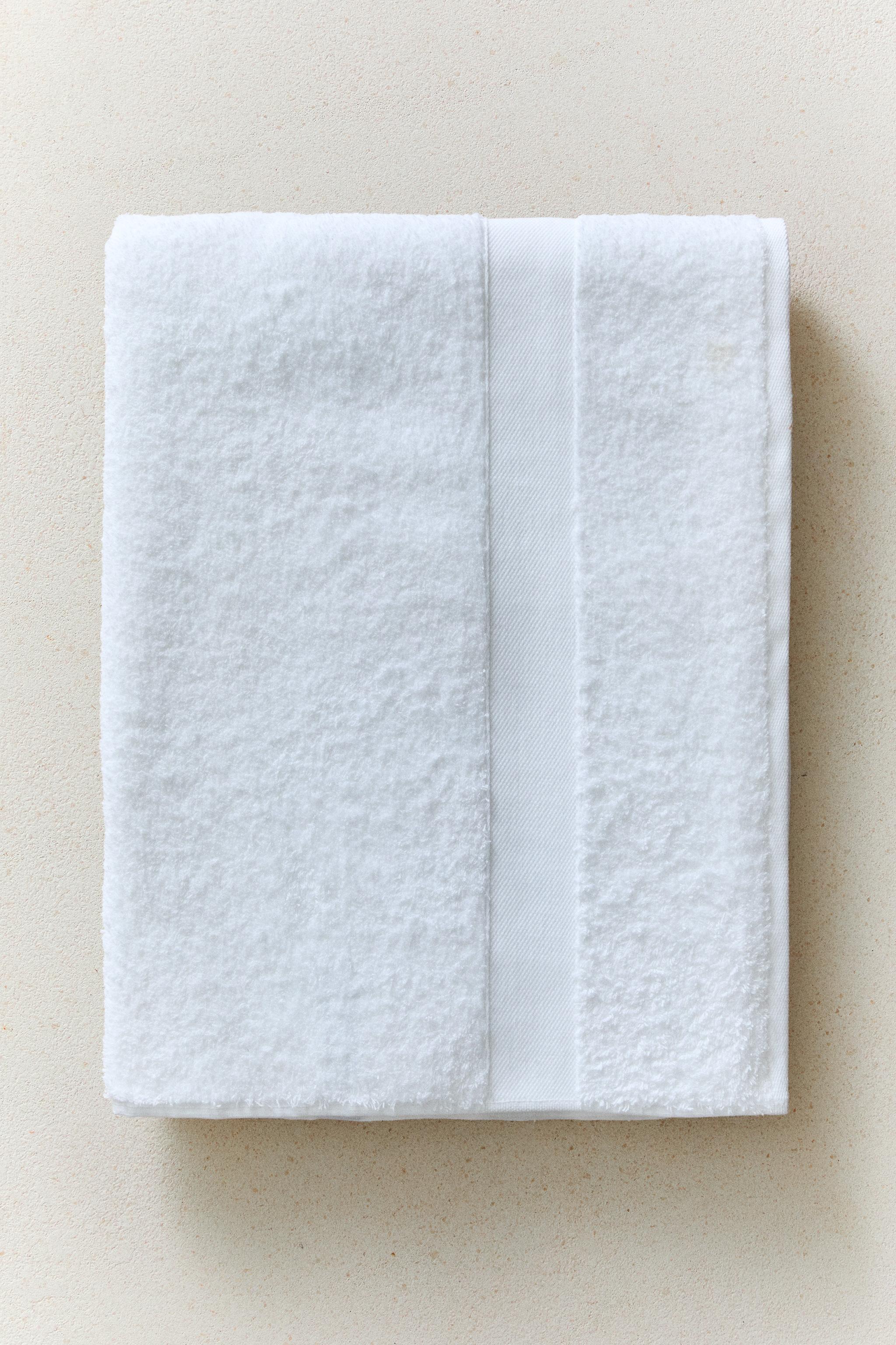 PREMIUM COTTON BATH TOWEL (600 GSM) — White