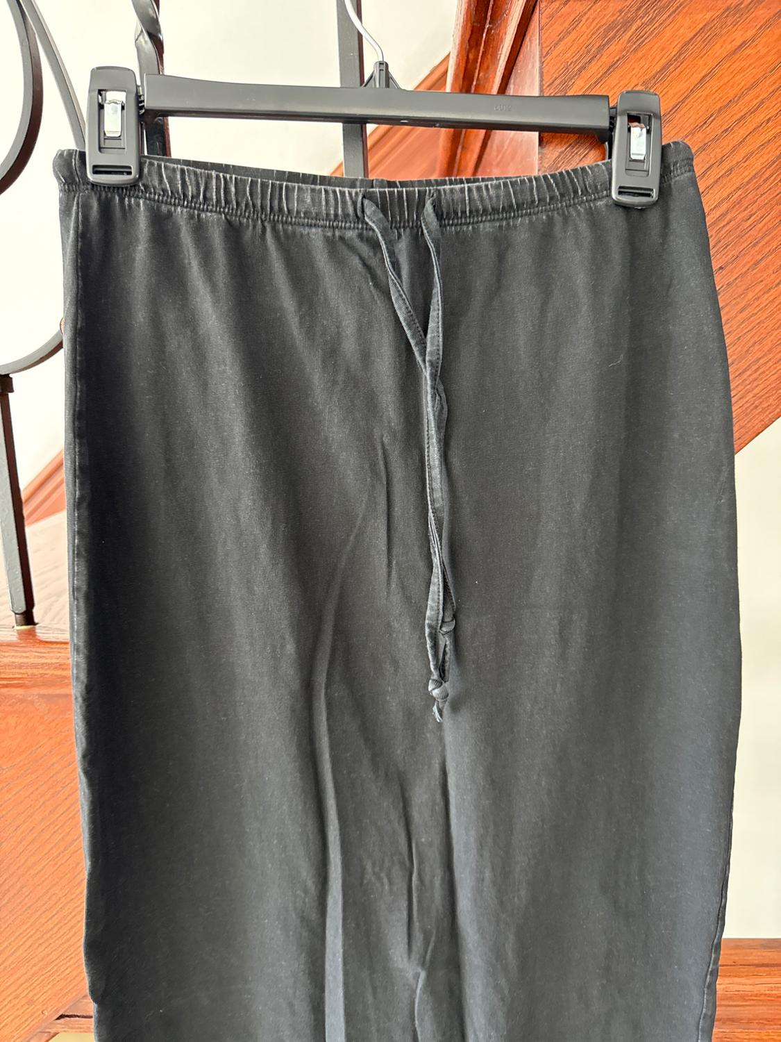 WASHED EFFECT SKIRT WITH SLIT - Image 2