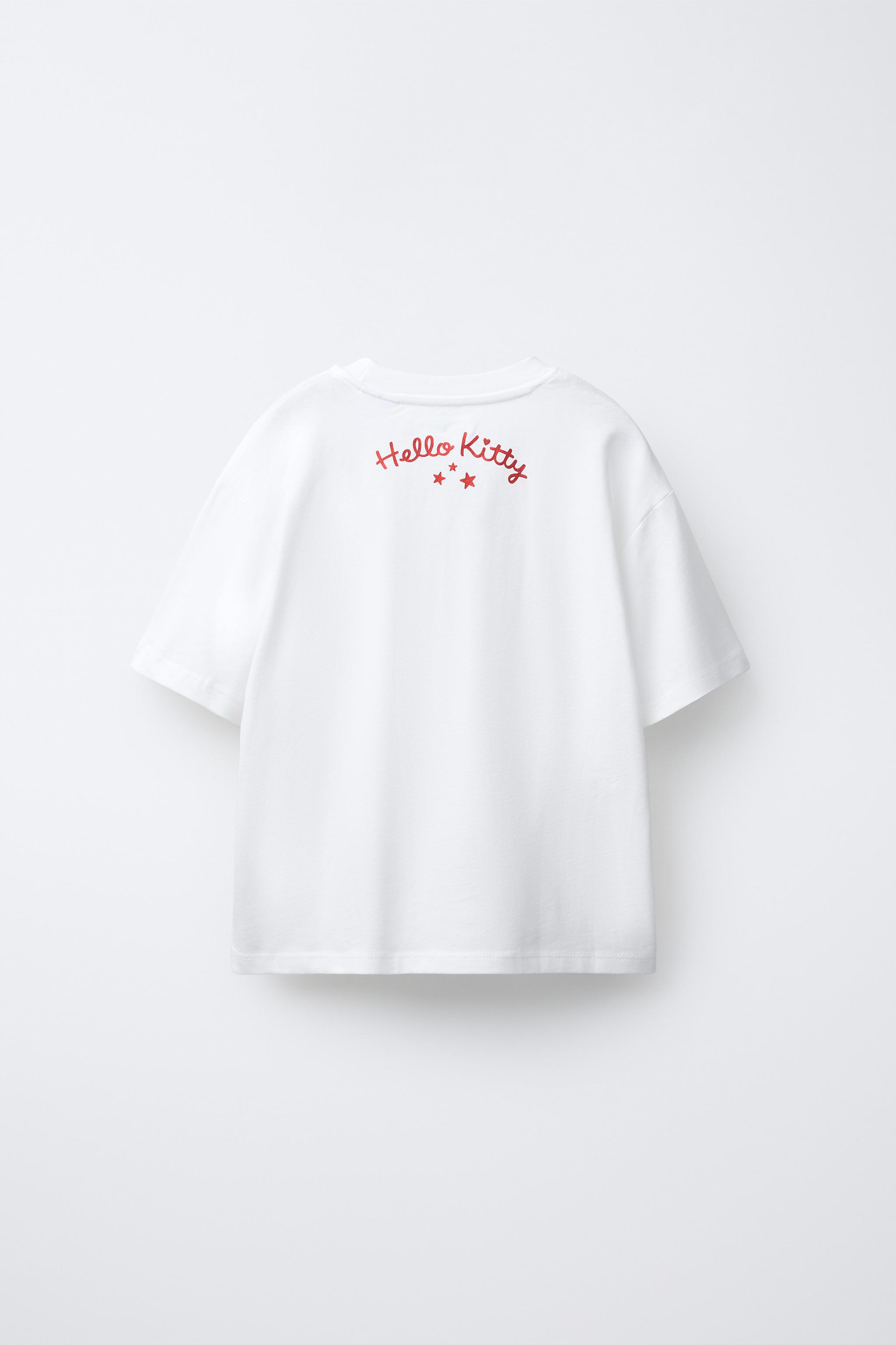 HELLO KITTY © SANRIO PRINTED T-SHIRT - White | ZARA United Kingdom
