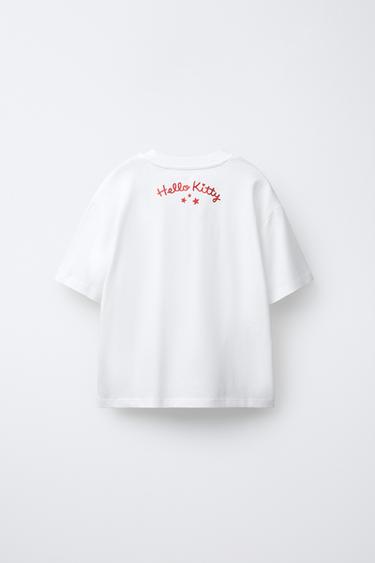 T-SHIRT IMPRIMÉ HELLO KITTY © SANRIO - Blanc de Zara - Image 1