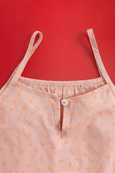 ZARA TIMELESS - PYJAMA À FLEURS - Mandarine de Zara - Image 1