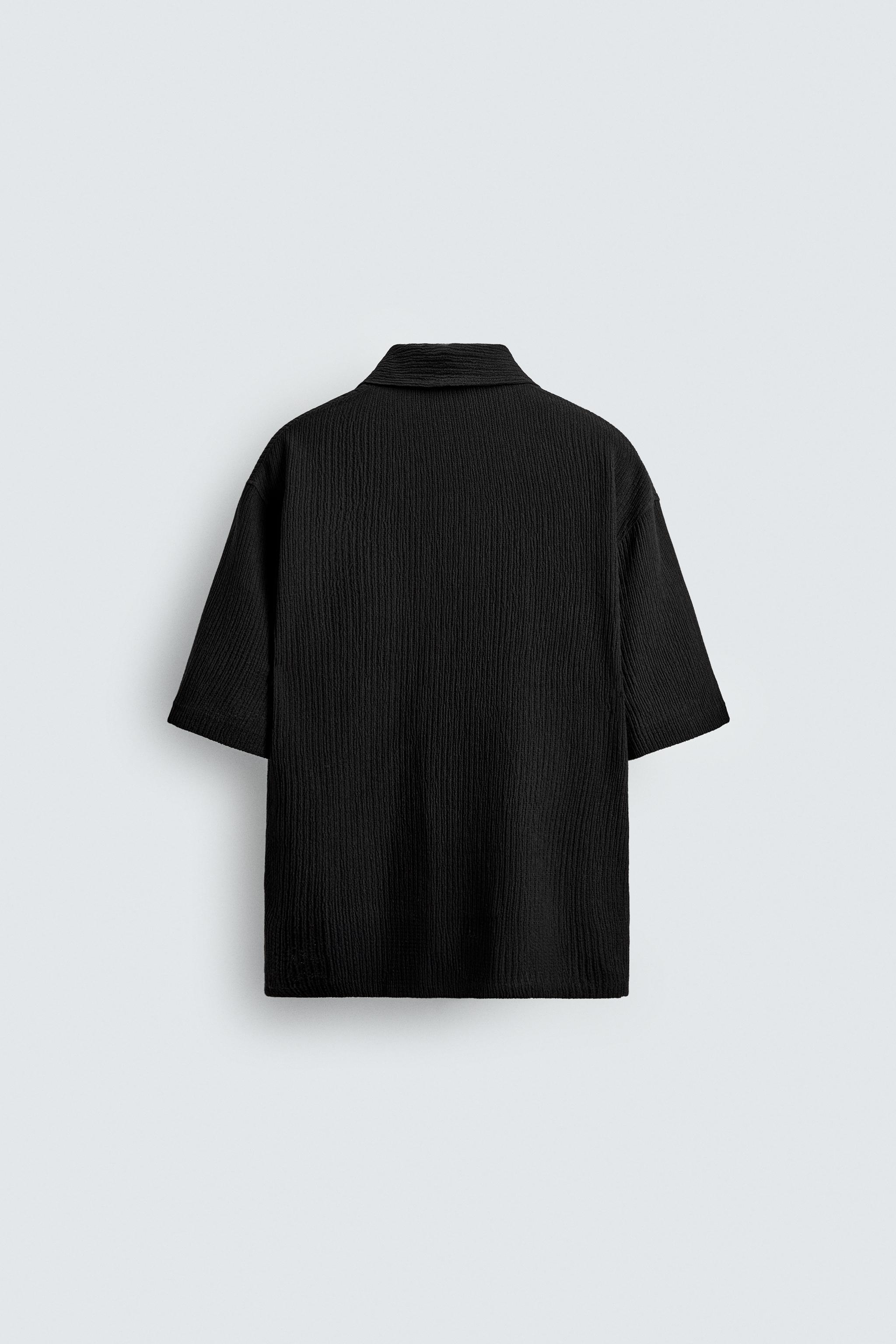 TEXTURED RELAXED FIT SHIRT