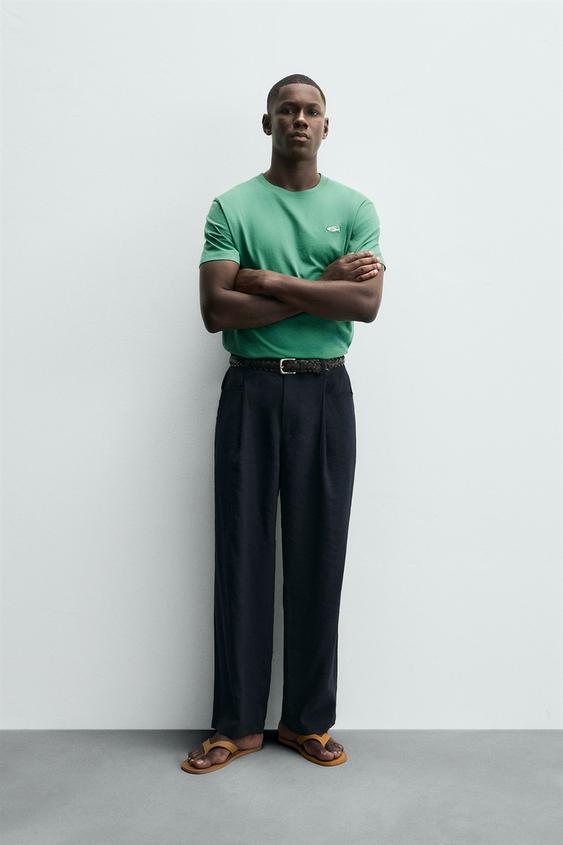 EMBROIDERED FISH T-SHIRT