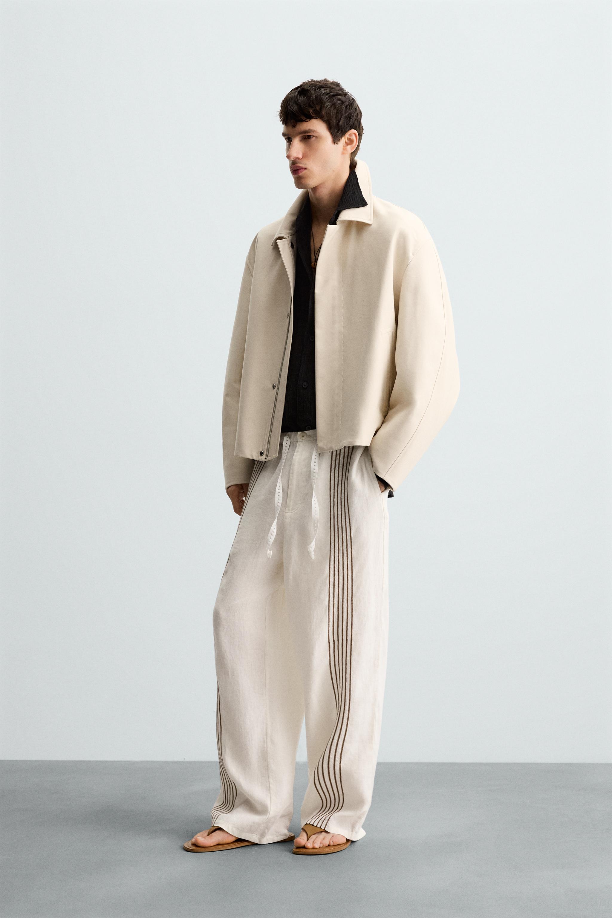 リラックスフィットボンバージャケット - サンド | ZARA Japan / 日本