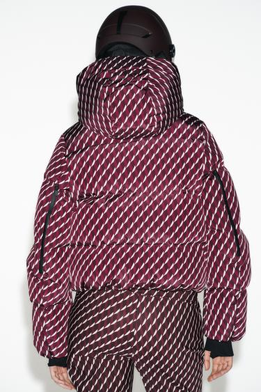 ANORAK MATELASSÉ 80% DUVET 20% PLUMES WATER RESISTANT WINDPROOF TECHNOLOGIE RECCO® COLLECTION SKI - Bordeaux de Zara - Image 4