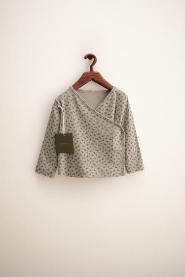 Zara ZARA TIMELESS - POINTELLE KIMONO T-SHIRT - Multicolored