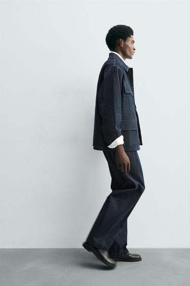 BARREL FIT DENIM CHINOS - Indigo by Zara - Image 5