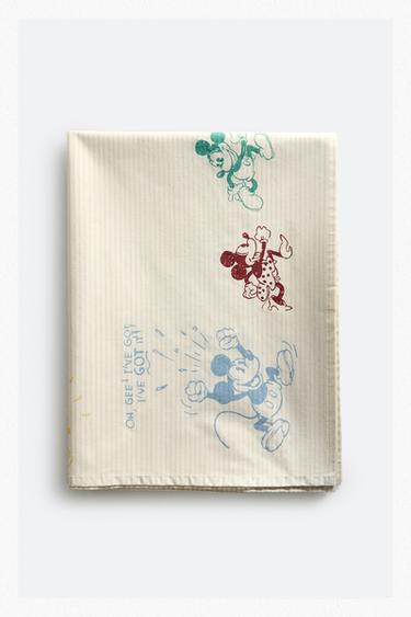 مفرش مائدة قطن ميكي وميني ©ديزني - متعدد الألوان الخاص بـ Zara