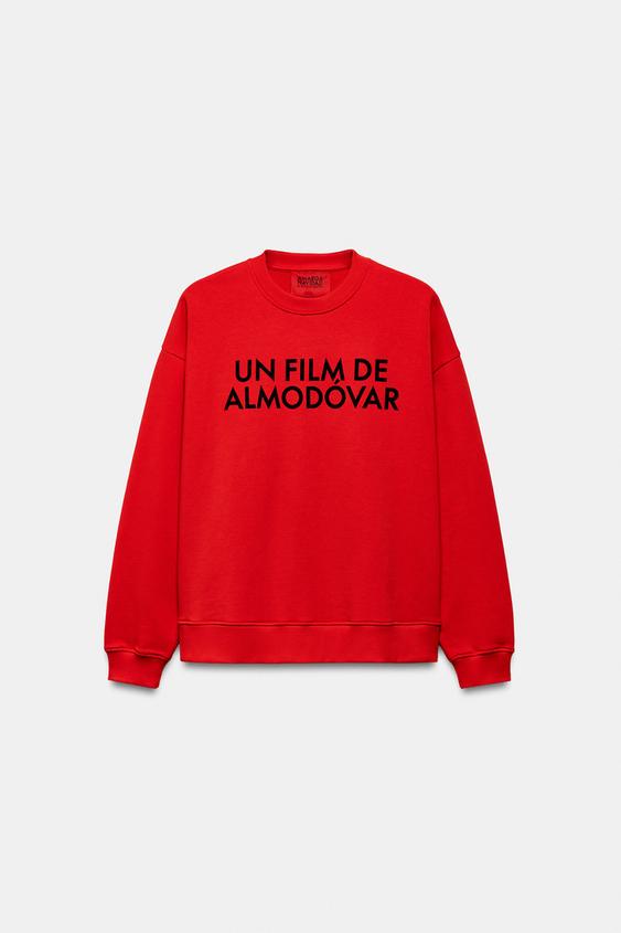 ALMODÓVAR TEXT SWEATSHIRT from Zara - $59.90