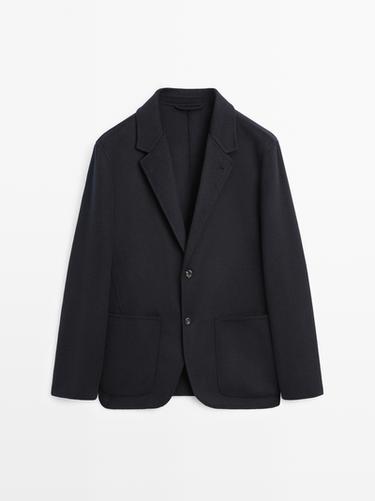 Zara Wool blend blazer - Navy blue