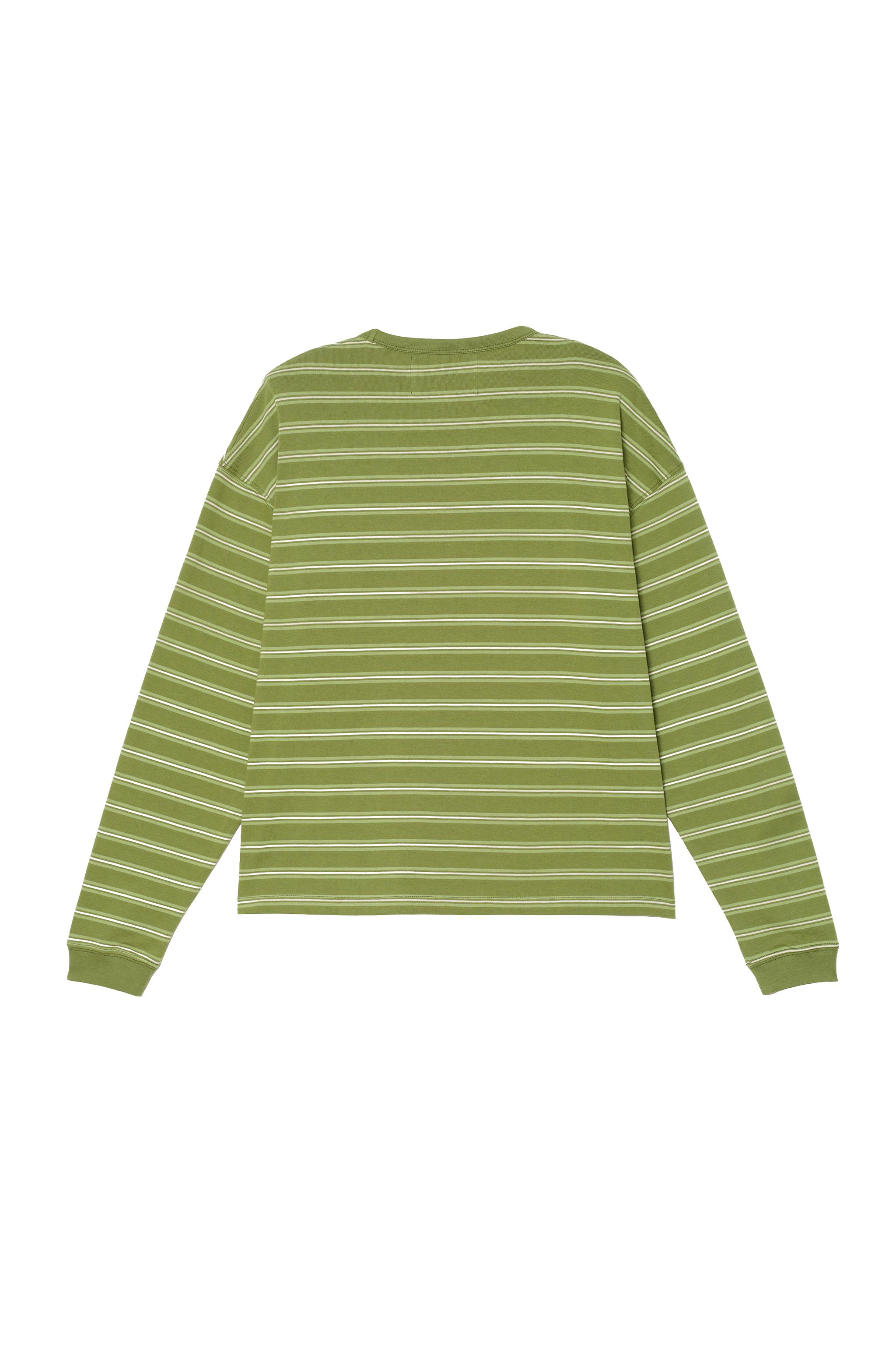 Zara İŞLEMELİ CEPLİ ÇİZGİLİ T-SHIRT görsel 4