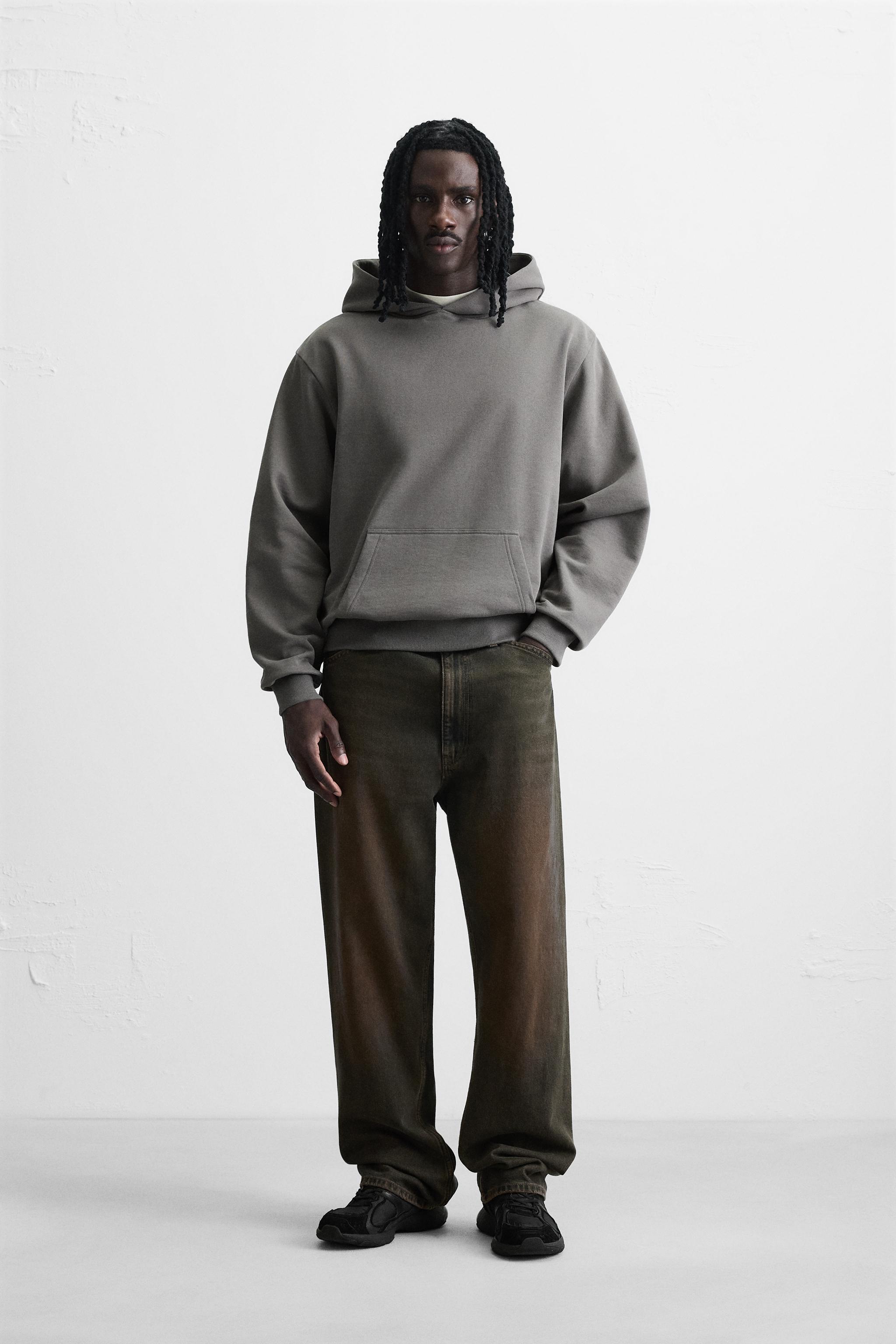 極美品】 【22AW】 ZARA カラーブロックパーカー メンズ