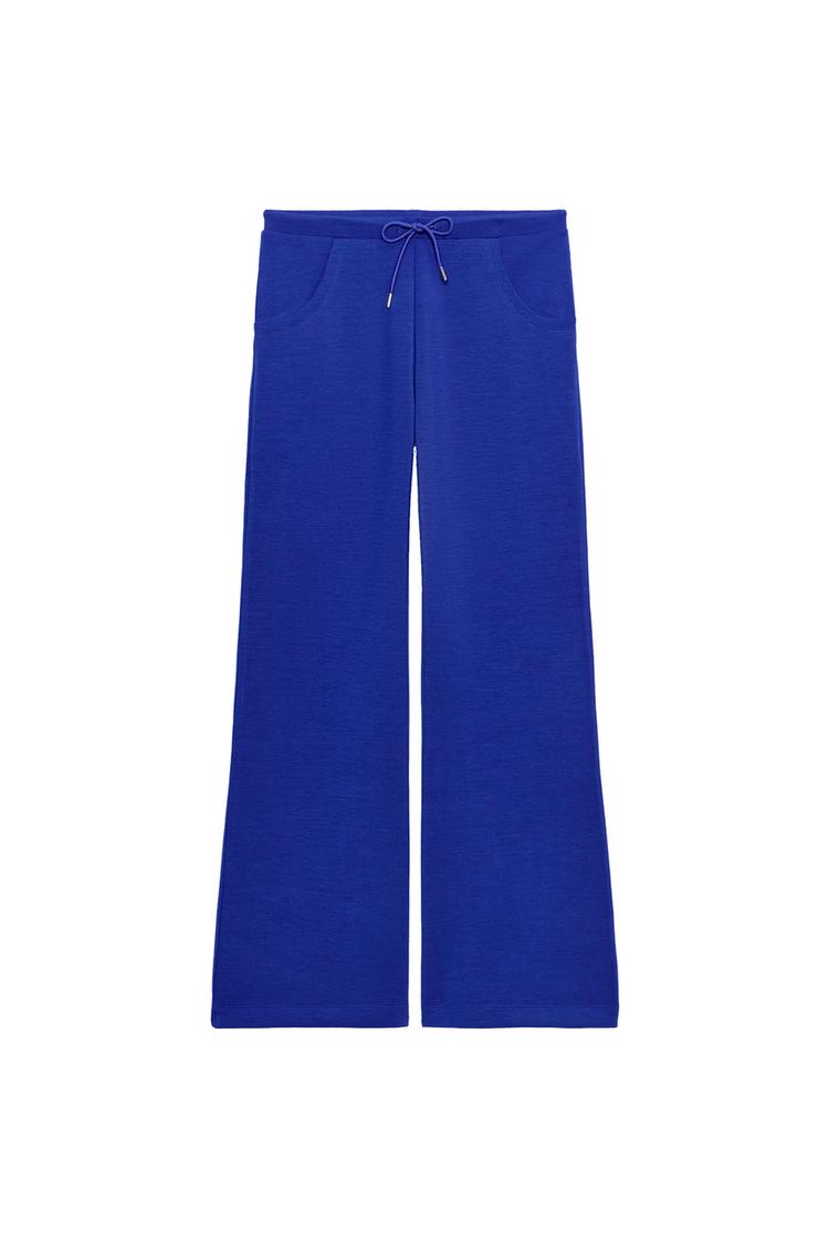 INTERLOCK FLARE TROUSERS