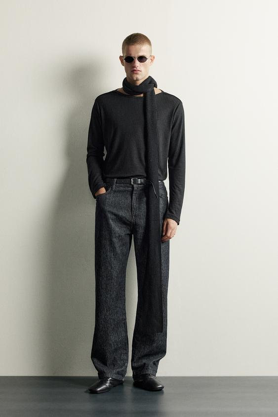 CAMISETA CANALÉ RELAXED FIT - Negro de Zara - Imagen 0