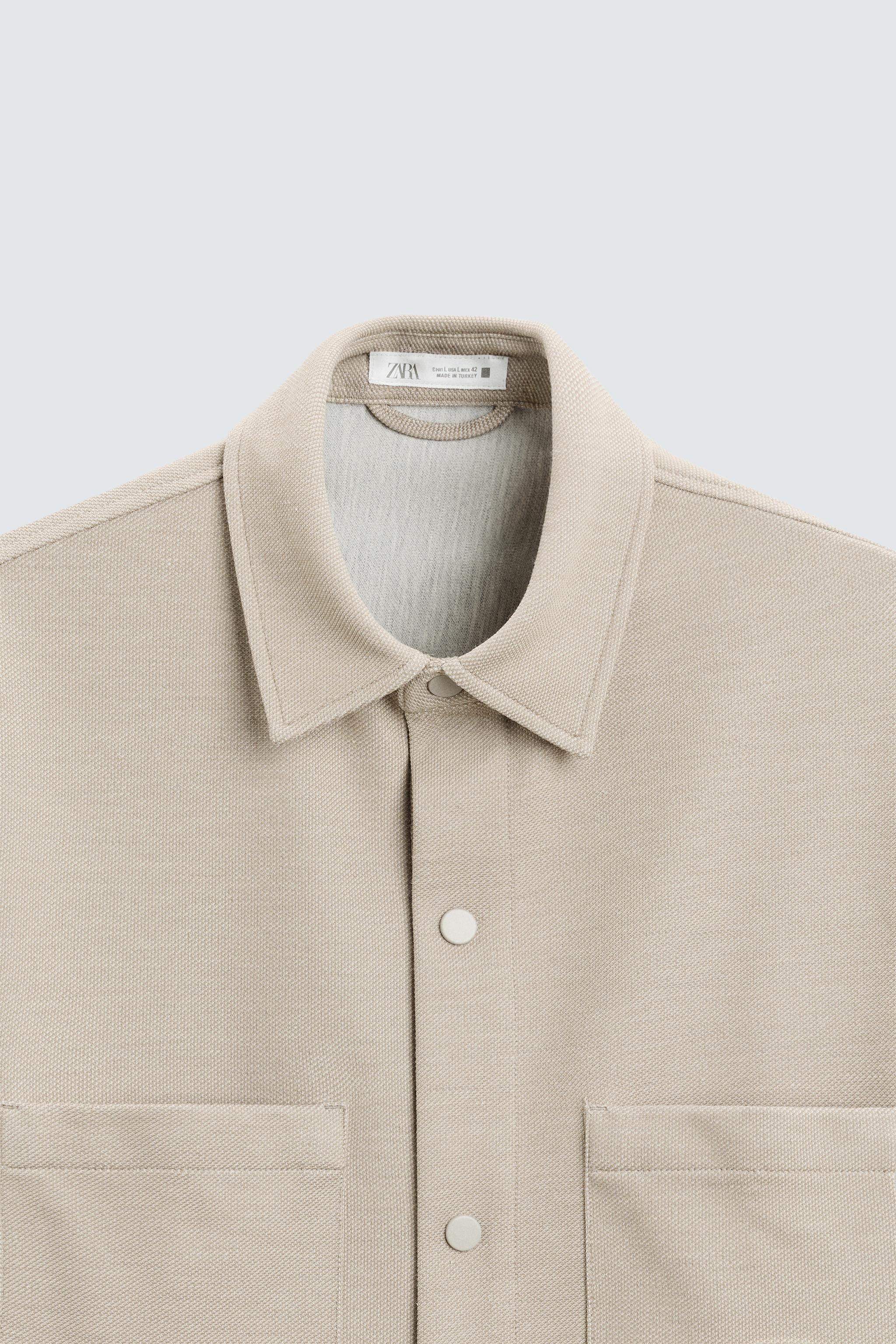 COMFORT OVERSHIRT - Oyster-white | ZARA South Africa