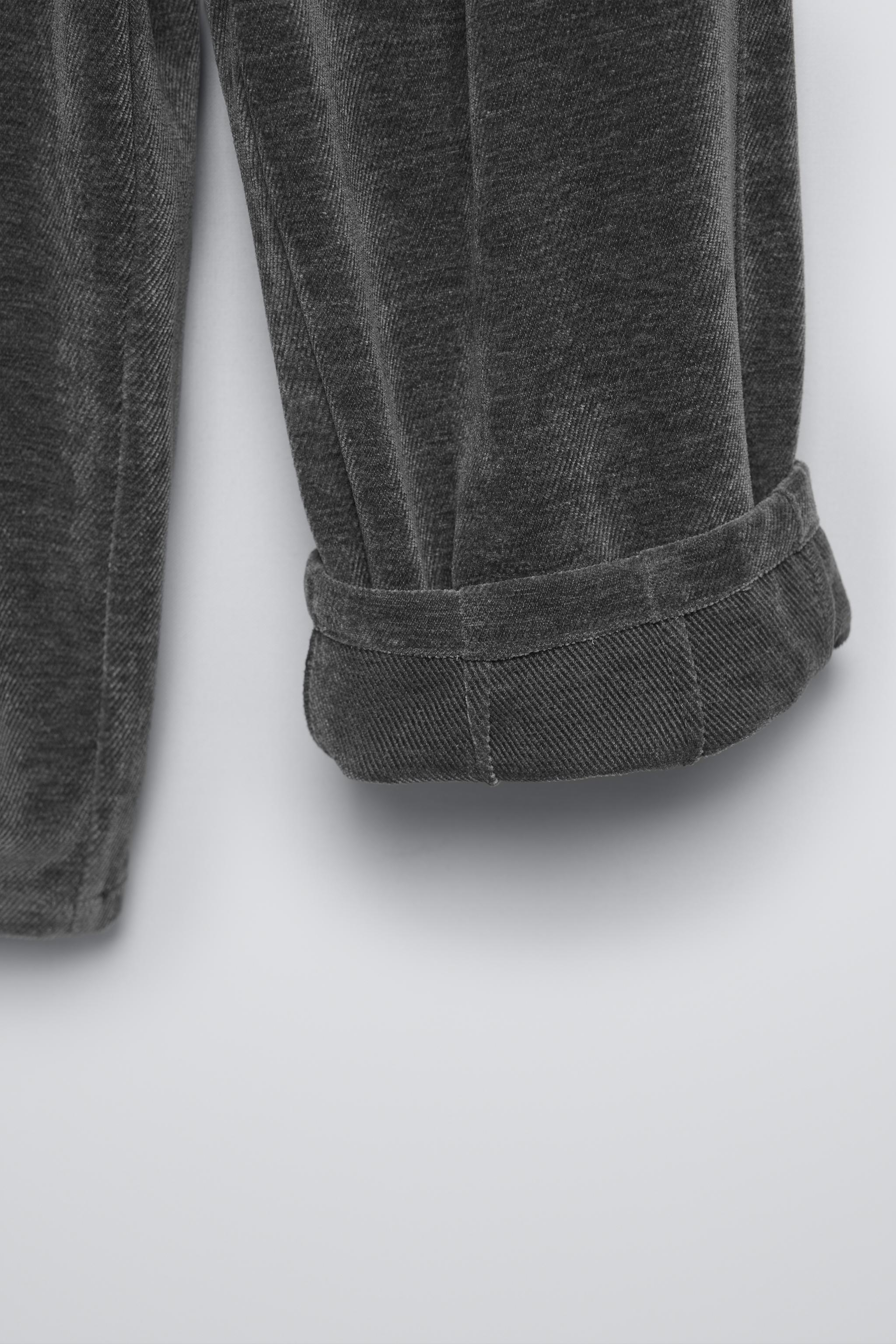 STRUCTURED BALLOON PANTS - Mid-gray | ZARA United States
