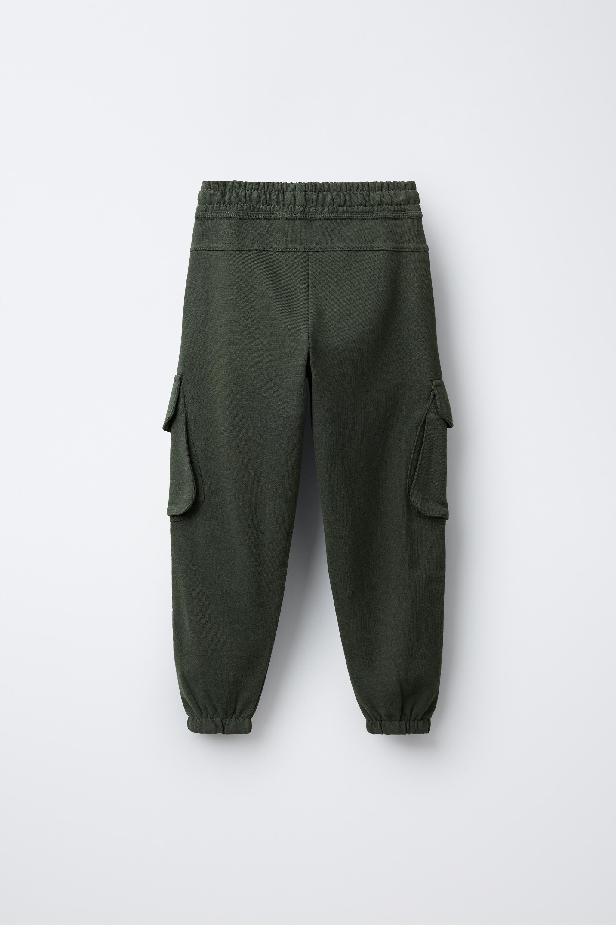 スウェットカーゴパンツ - ブラック | ZARA Japan / 日本