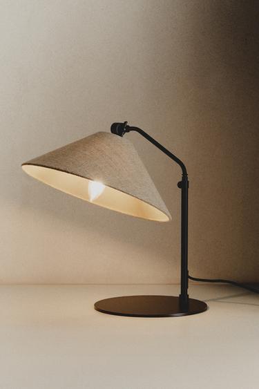 Zara METAL BASE TABLE LAMP - Light beige