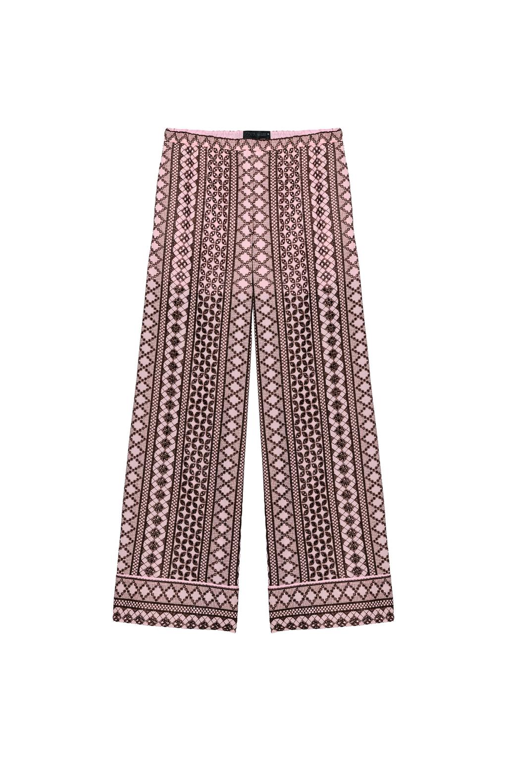 WIDE LEG PANTS WITH OPENWORK EMBROIDERY - image 3