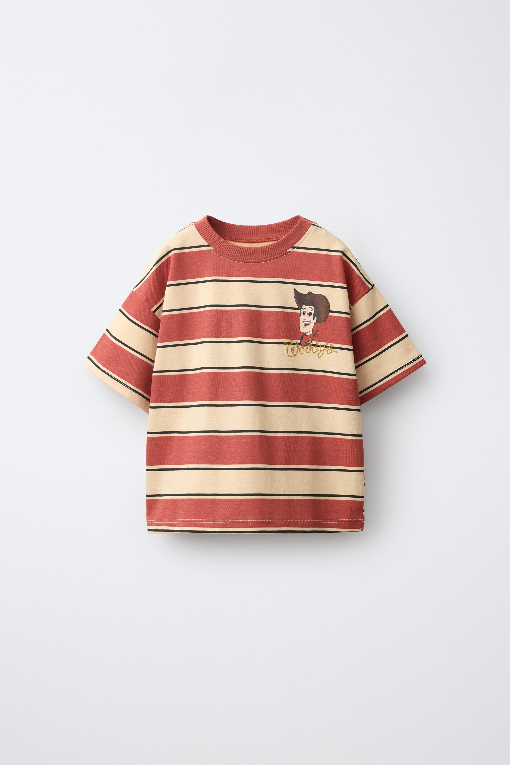 WOODY TOY STORY © DISNEY PIXAR STRIPED T-SHIRT